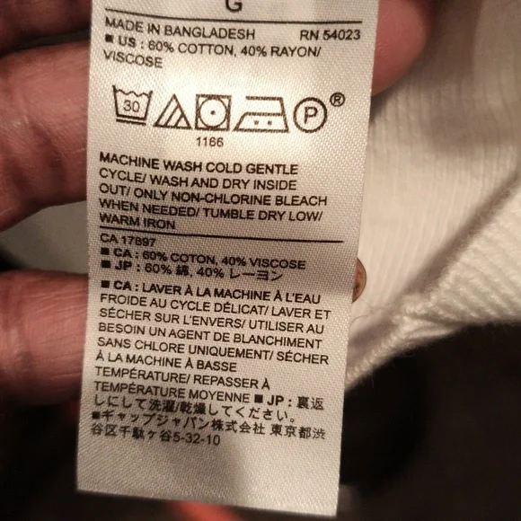 FINAL PRICE NWT Banana Republic White Short Sleeve Top Size Large - Picture 9 of 10